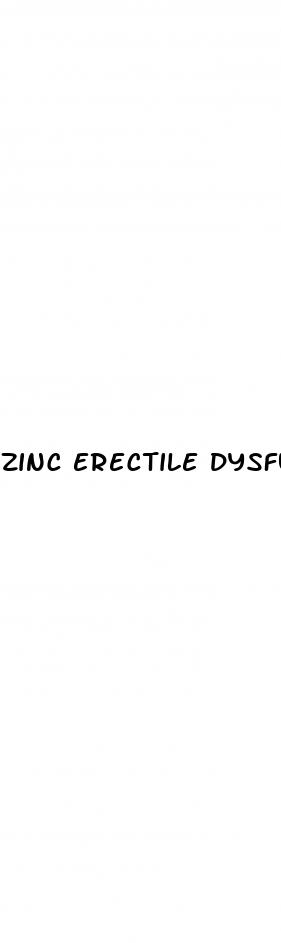 zinc erectile dysfunction reddit