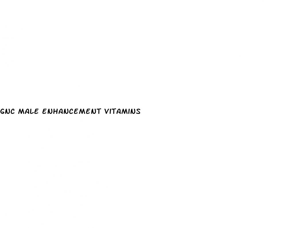 gnc male enhancement vitamins