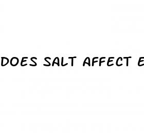 does salt affect erectile dysfunction