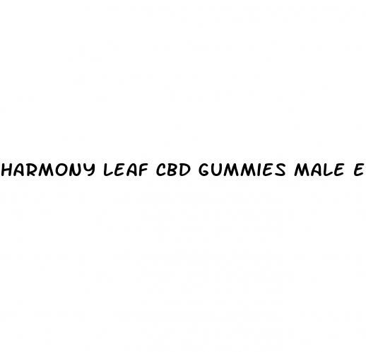 harmony leaf cbd gummies male enhancement gummies