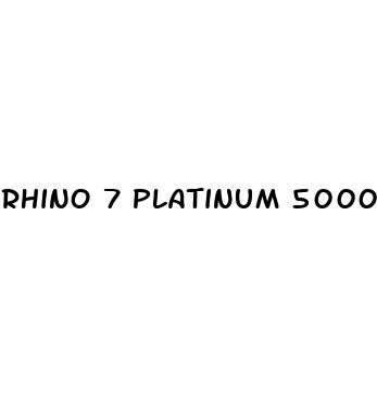 rhino 7 platinum 5000 pill