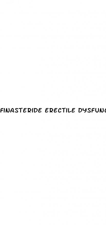 finasteride erectile dysfunction recovery