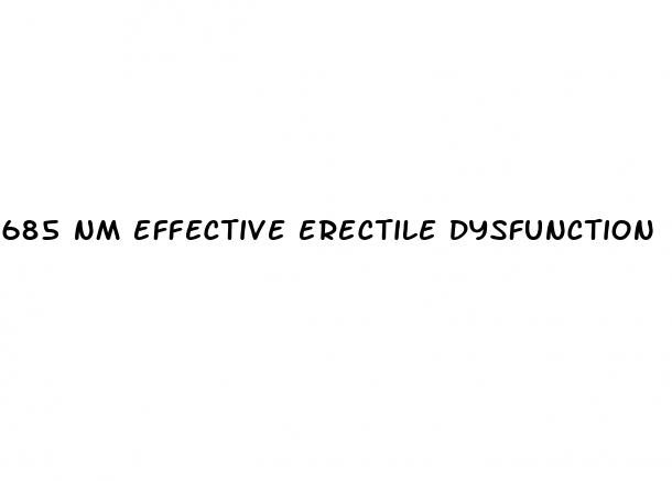 685 nm effective erectile dysfunction