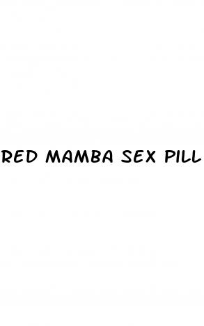 red mamba sex pill