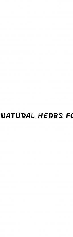 natural herbs for male enhancement