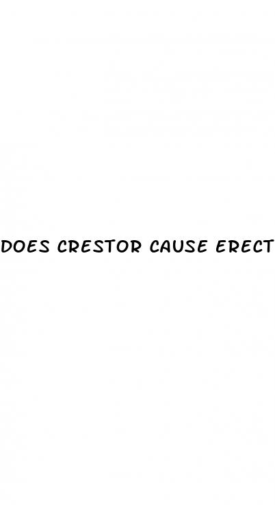 does crestor cause erectile dysfunction