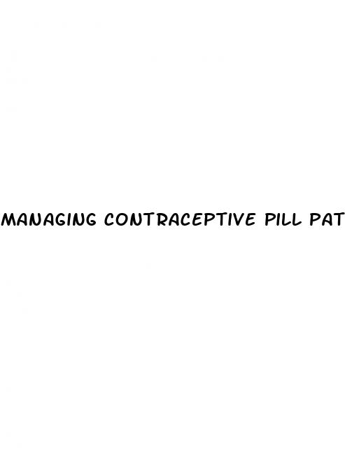 managing contraceptive pill patients 15th ed by richard p dickey