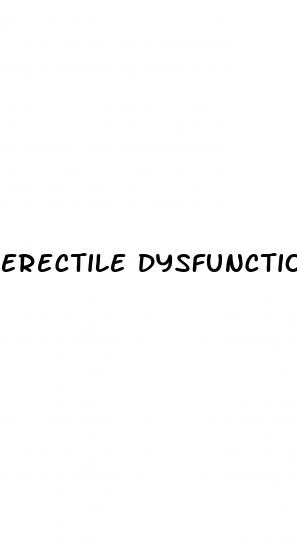 erectile dysfunction causes