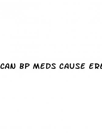 can bp meds cause erectile dysfunction