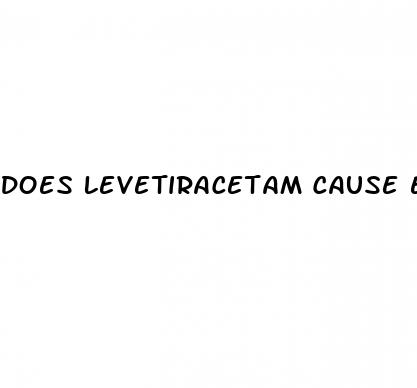 does levetiracetam cause erectile dysfunction