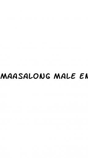 maasalong male enhancement ingredients