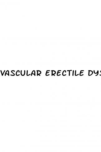 vascular erectile dysfunction