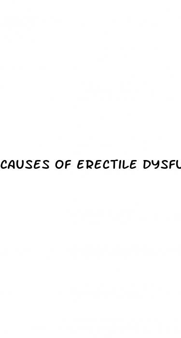 causes of erectile dysfunction in 30 year olds