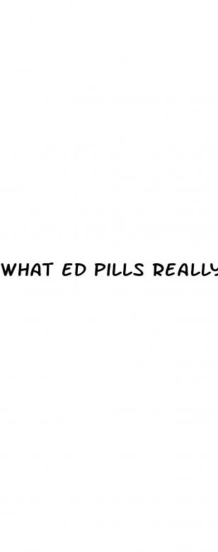 what ed pills really work