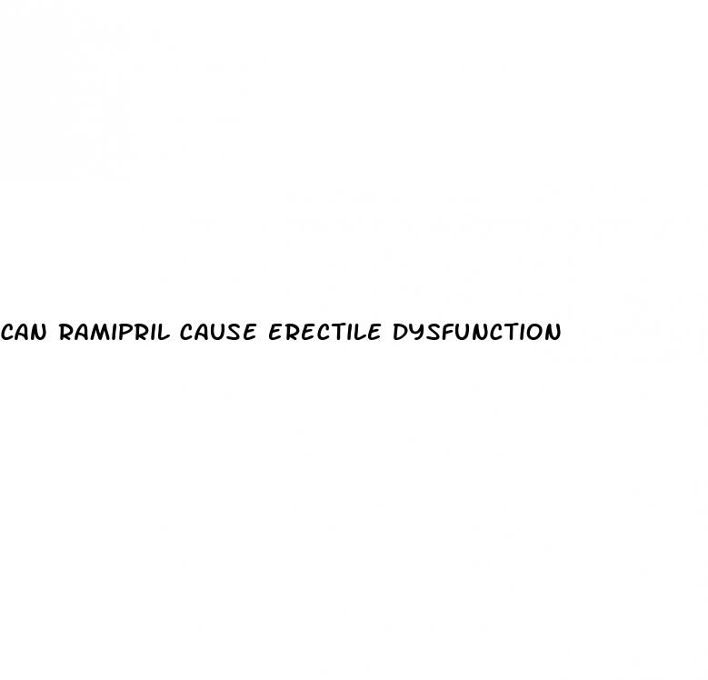 can ramipril cause erectile dysfunction