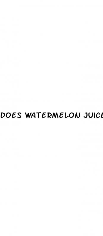 does watermelon juice cure erectile dysfunction