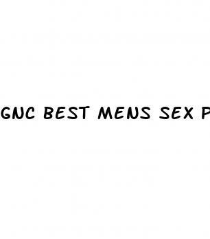 gnc best mens sex pill