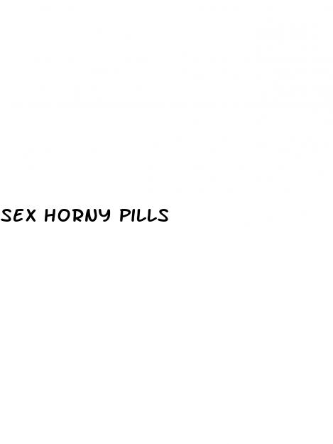 sex horny pills