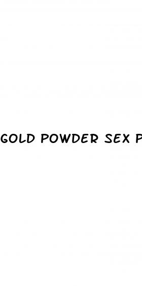 gold powder sex pills