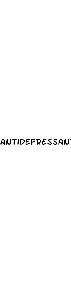 antidepressant drugs erectile dysfunction