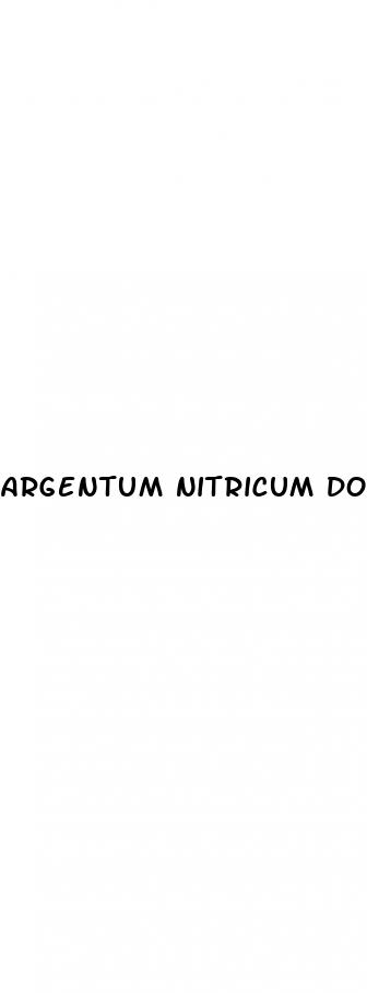 argentum nitricum dosage for erectile dysfunction