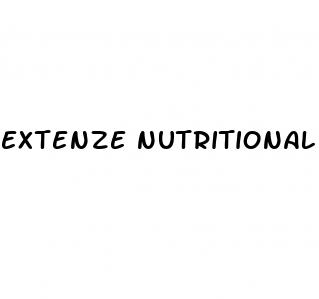 extenze nutritional supplement male enhancement review