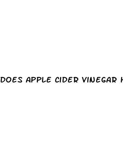 does apple cider vinegar help you with erectile dysfunction