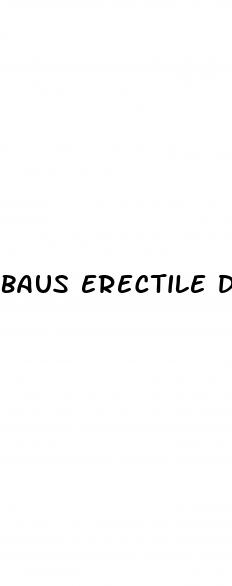 baus erectile dysfunction