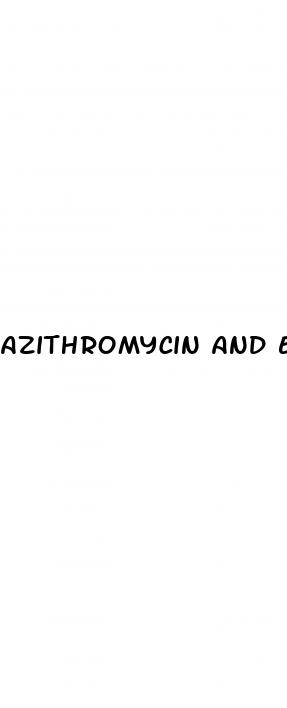 azithromycin and erectile dysfunction