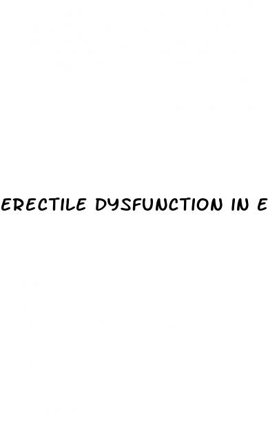 erectile dysfunction in elderly