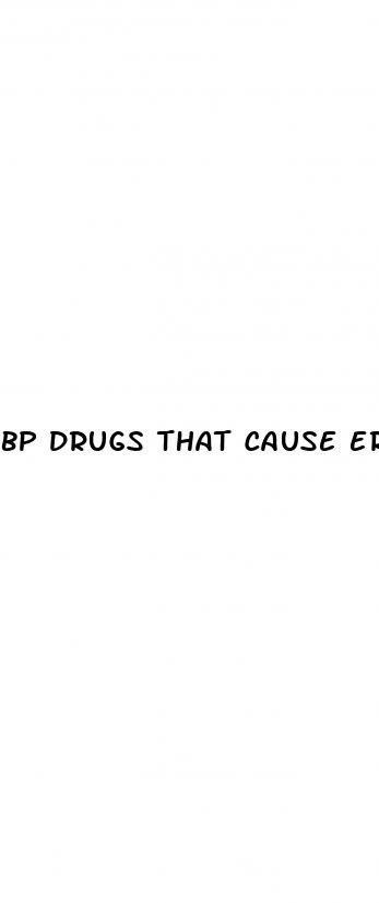 bp drugs that cause erectile dysfunction