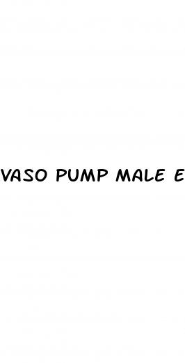 vaso pump male enhancement