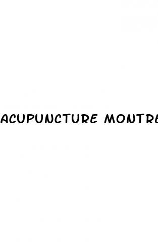 acupuncture montreal for erectile dysfunction