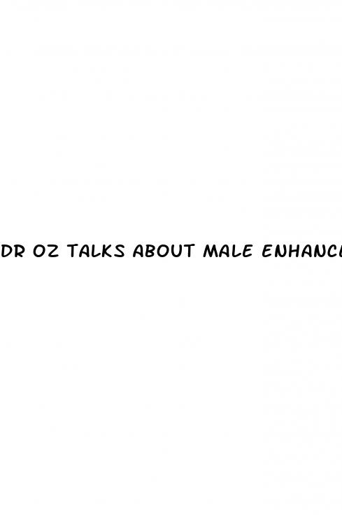 dr oz talks about male enhancement pills