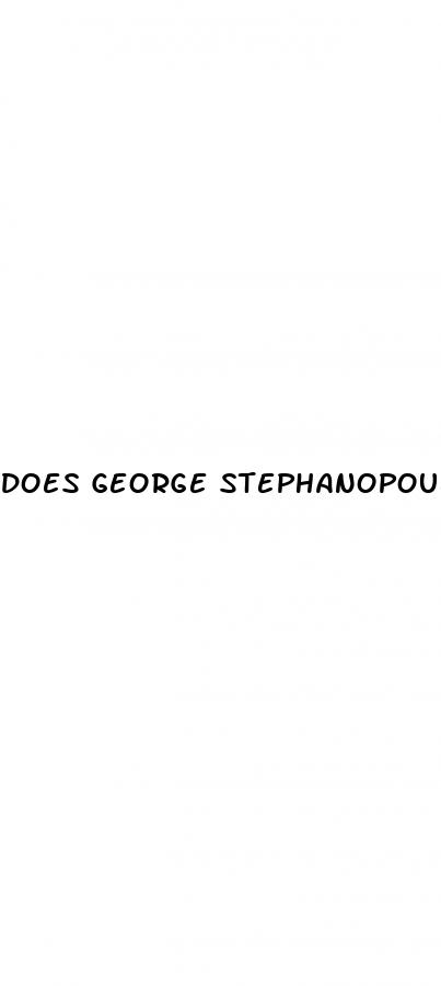 does george stephanopoulos take rx1 male enhancement