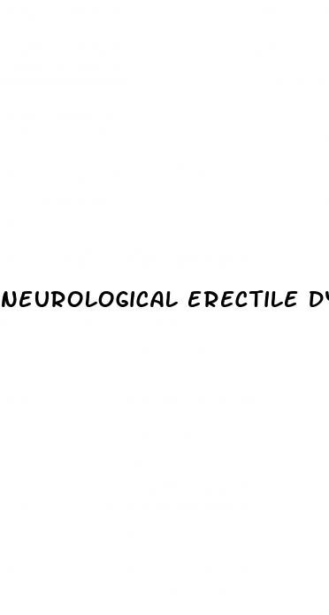 neurological erectile dysfunction symptoms