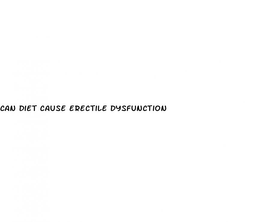 can diet cause erectile dysfunction