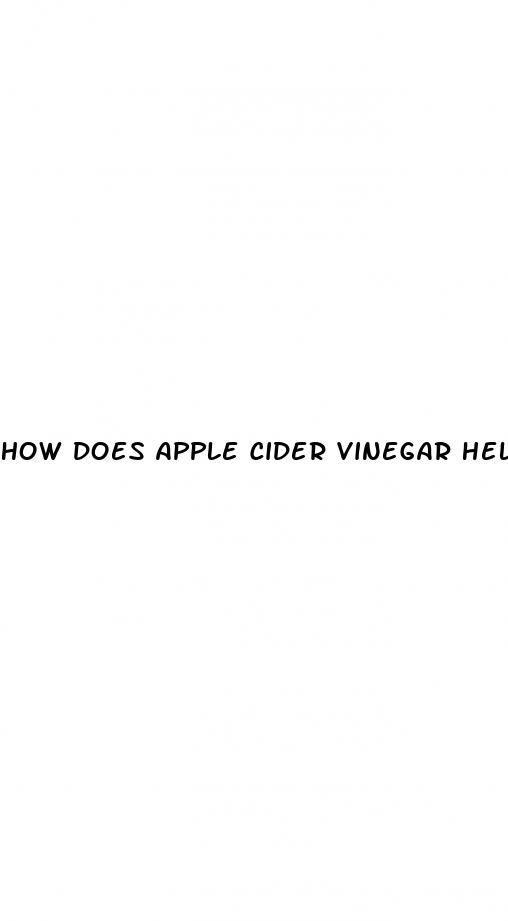 how does apple cider vinegar help erectile dysfunction