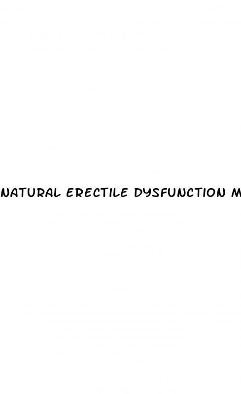 natural erectile dysfunction medication