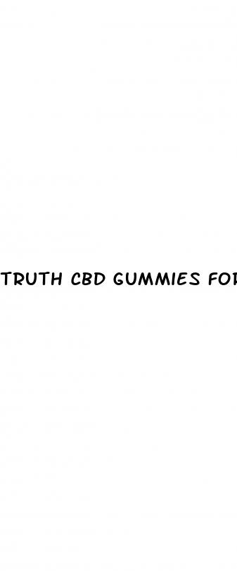 truth cbd gummies for sex