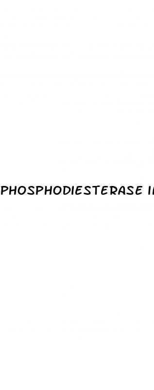 phosphodiesterase inhibitors erectile dysfunction