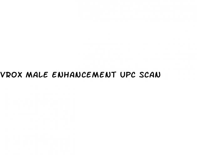 vrox male enhancement upc scan