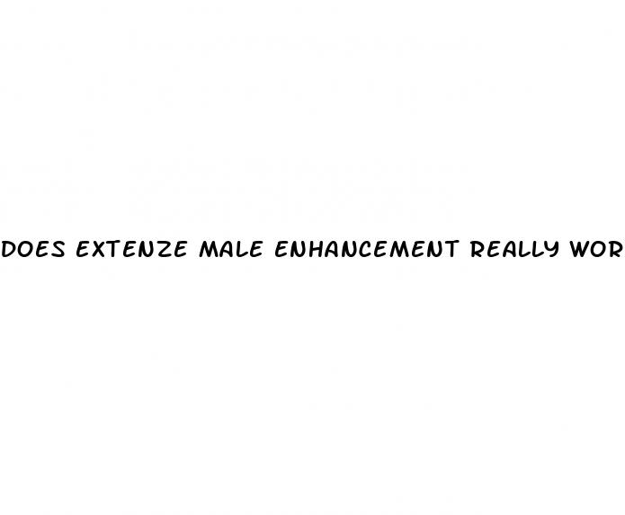 does extenze male enhancement really work