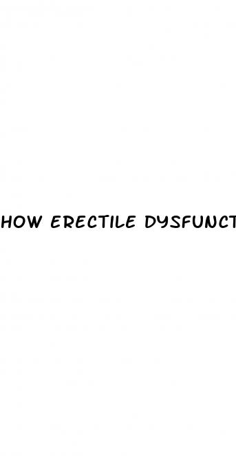 how erectile dysfunction affects a woman