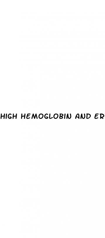 high hemoglobin and erectile dysfunction