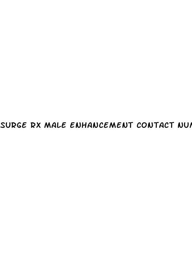 surge rx male enhancement contact number