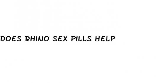 does rhino sex pills help