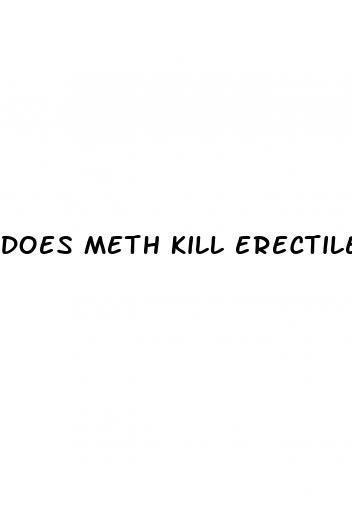 does meth kill erectile dysfunction