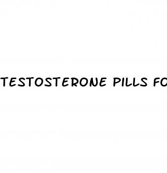 testosterone pills for ed