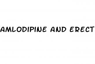 amlodipine and erectile dysfunction